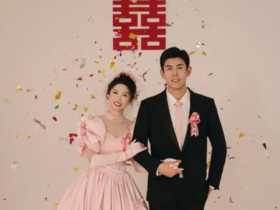中国女排队员王梦洁通过其微博_官宣结婚喜讯