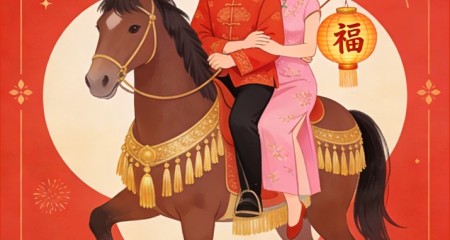 骏马奔腾迎新春，百和情缘祝您马年“马上有对象”!